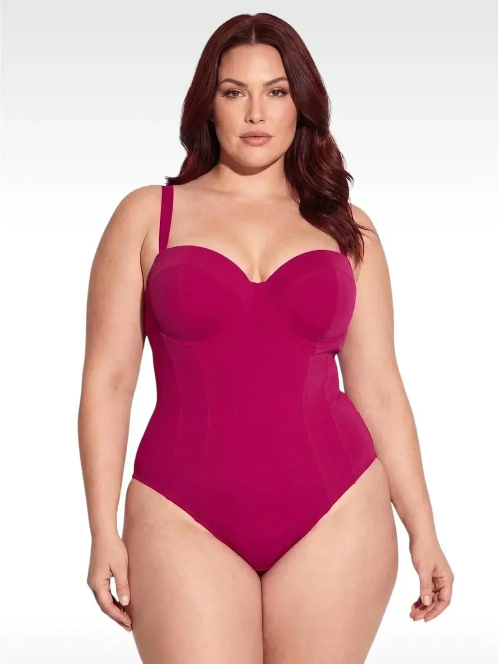 TA3 The Lushy One Piece Swimsuit Pink/Magenta XL Short D/DD - Picture 1 of 6